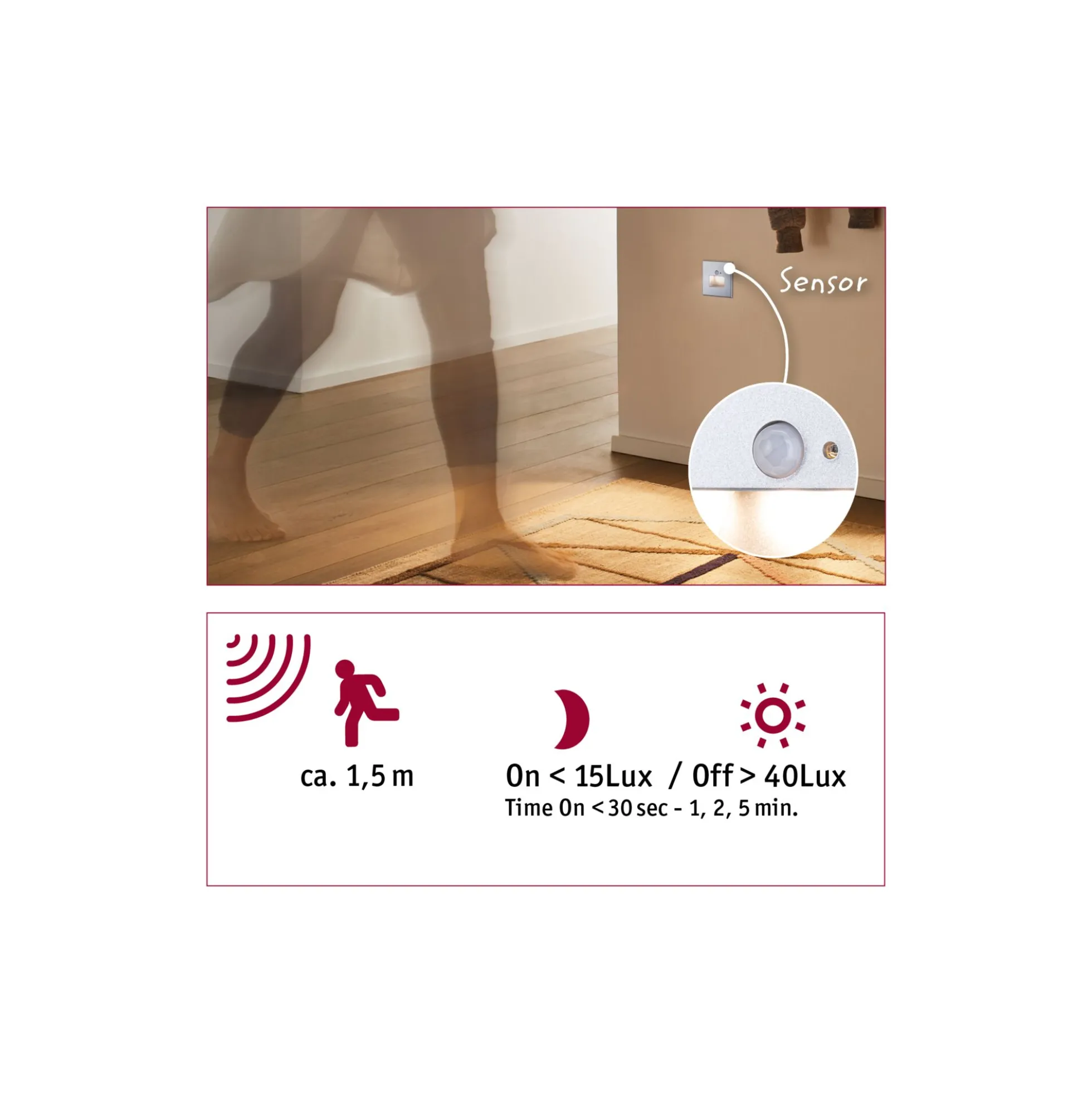 LED Wandeinbauleuchte - Edge Quadro