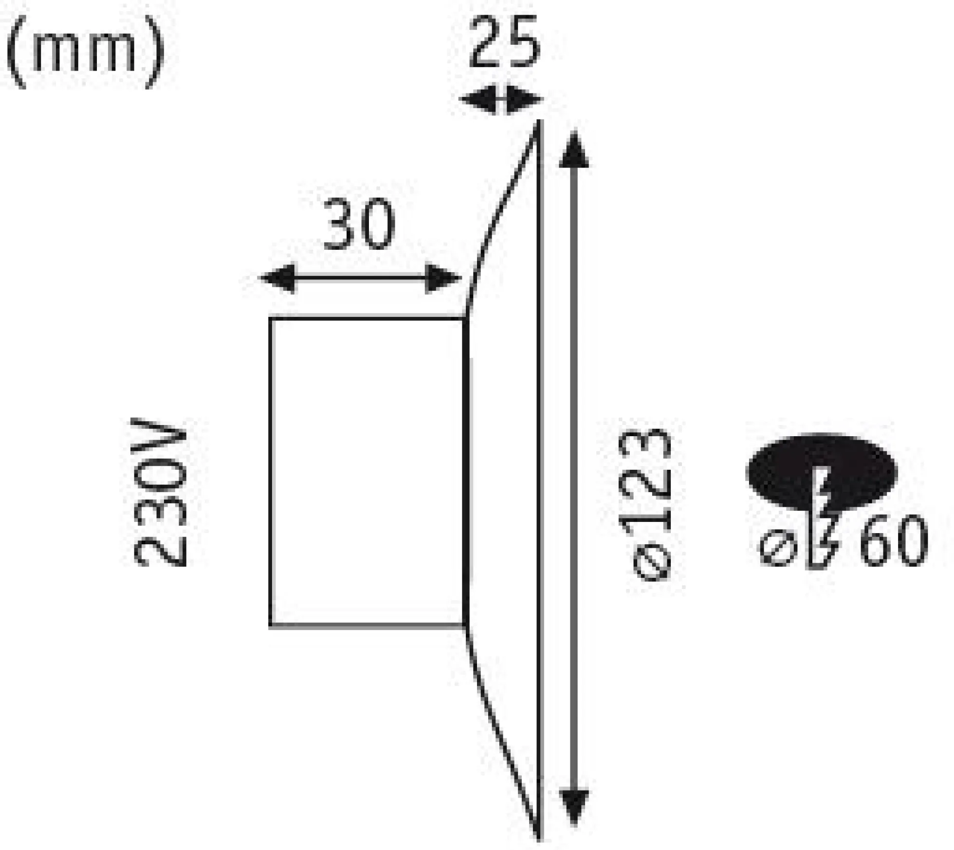 LED Wandeinbauleuchte - Neordic Dekorativ