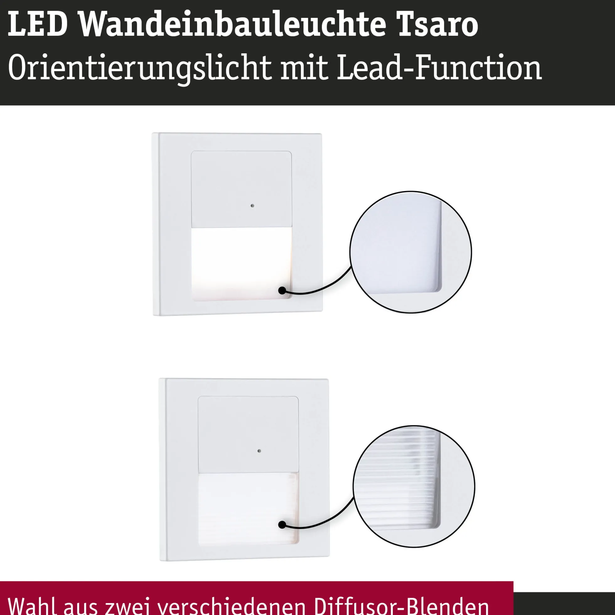 LED Wandeinbauleuchte - Tsaro