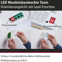 LED Wandeinbauleuchte - Tsaro