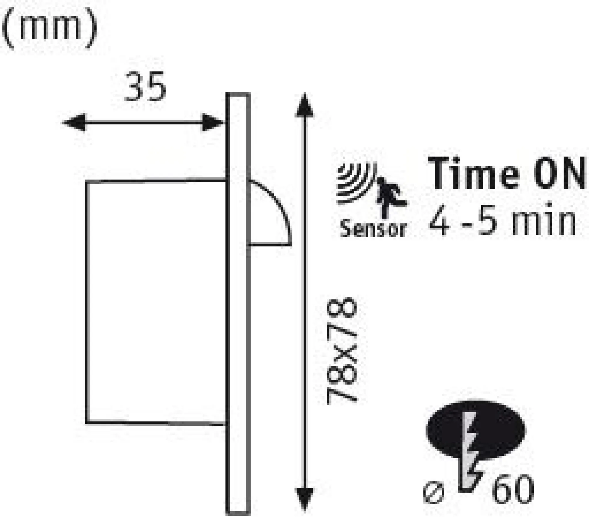 LED Wandeinbauleuchte - Wall