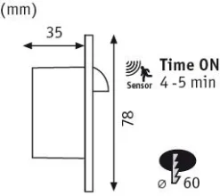 LED Wandeinbauleuchte - Wall