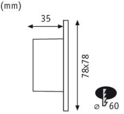 LED Wandeinbauleuchte - Wall