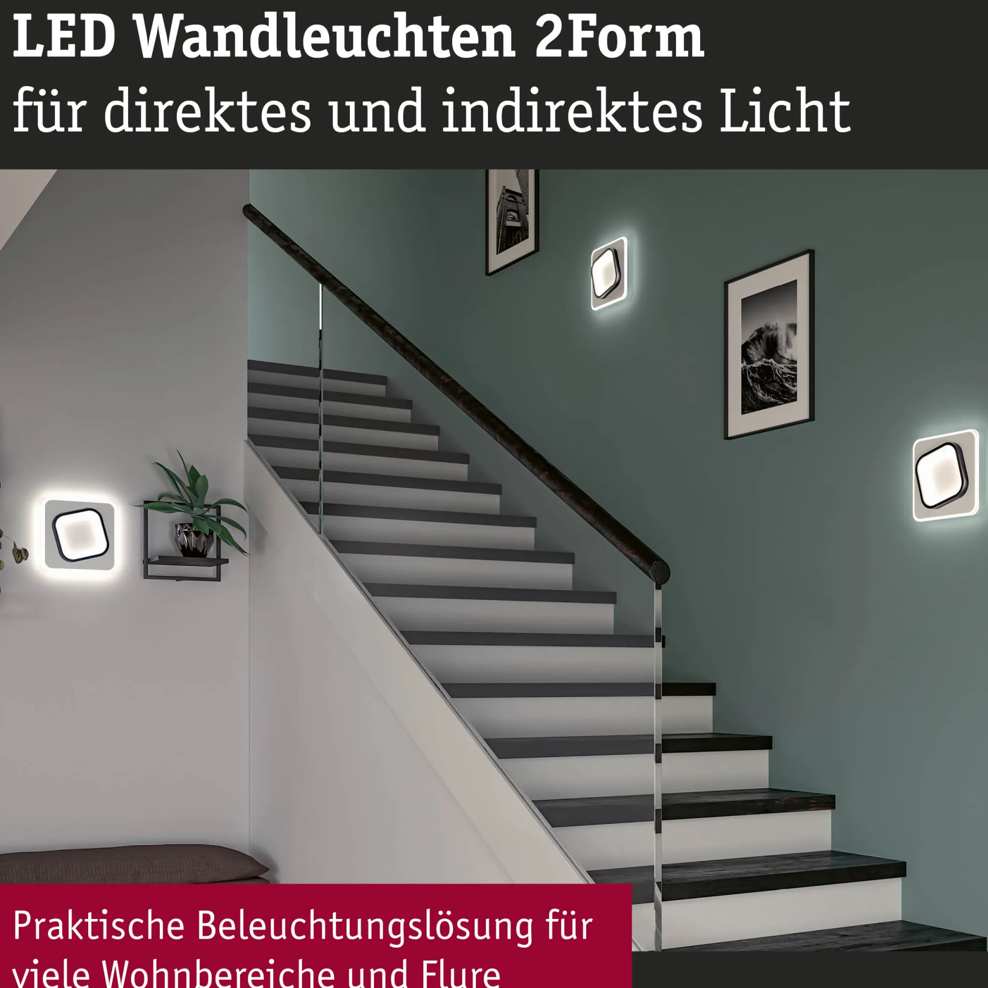 LED Wandleuchte - 2Form