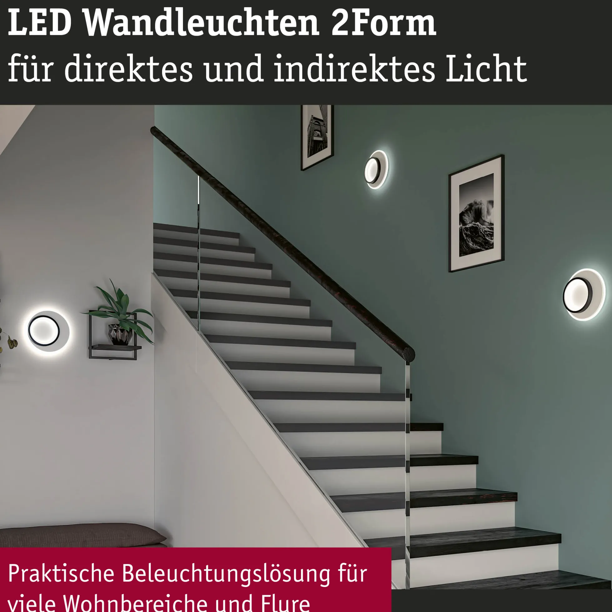 LED Wandleuchte - 2Form