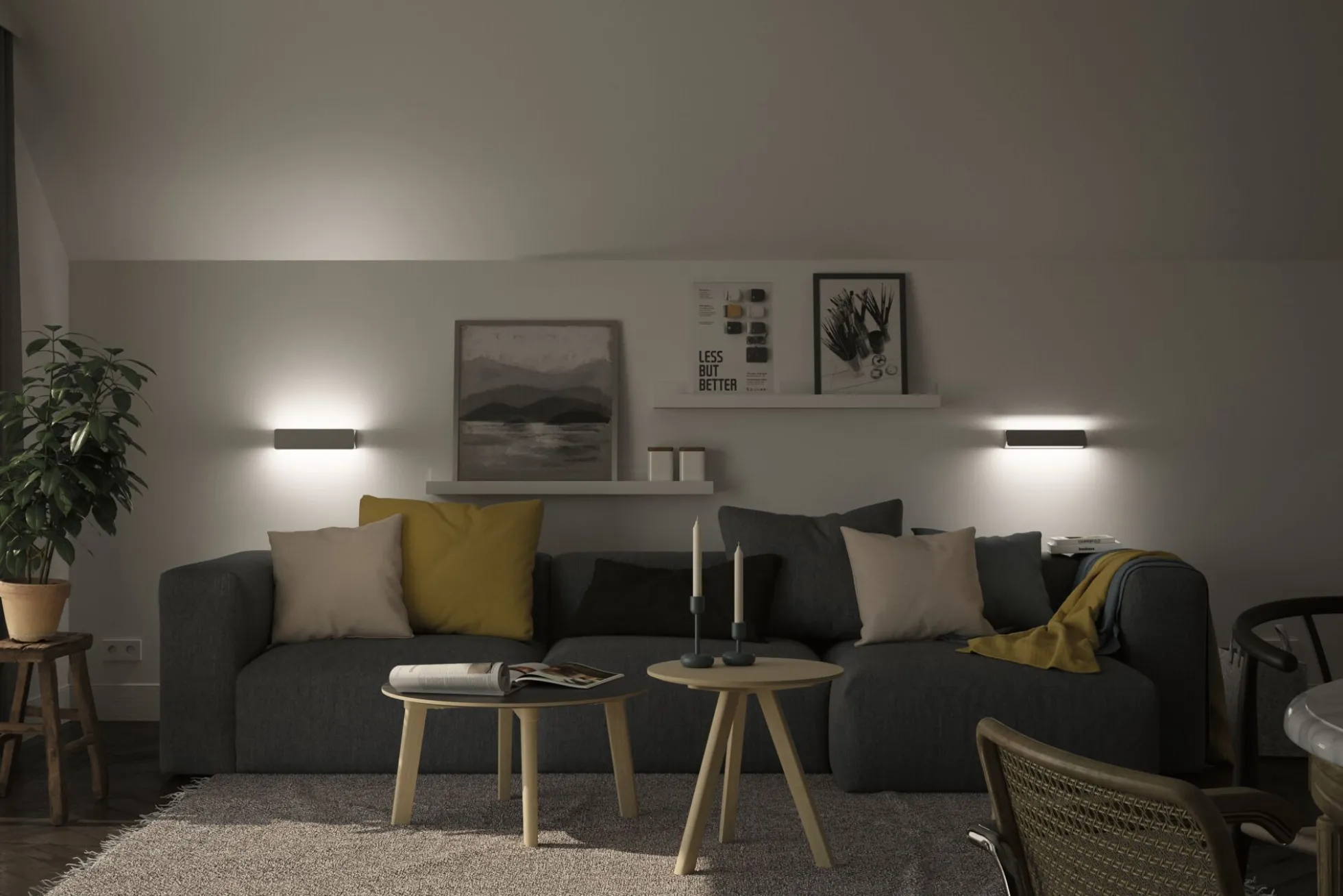 LED Wandleuchte - Katla
