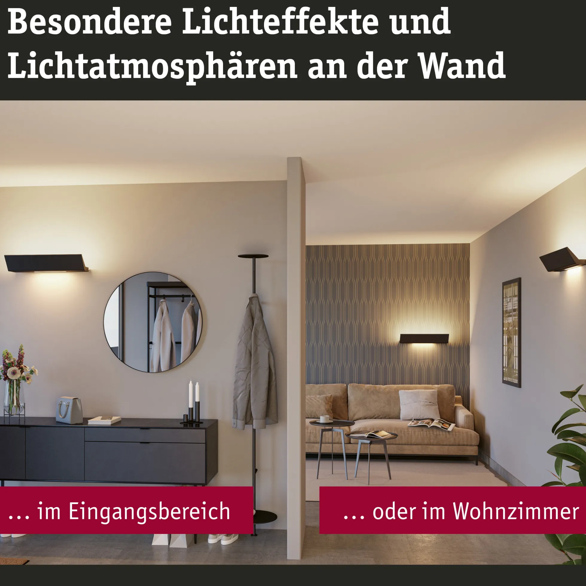 LED Wandleuchte Smart Home Zigbee 3.0 - Ranva