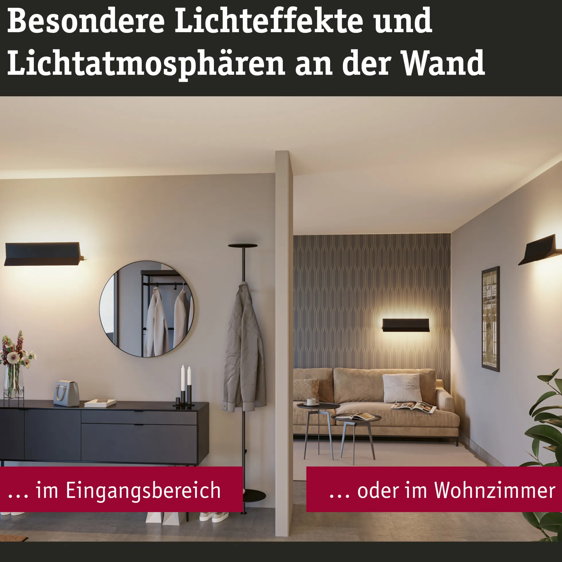 LED Wandleuchte Smart Home Zigbee 3.0 - Stine