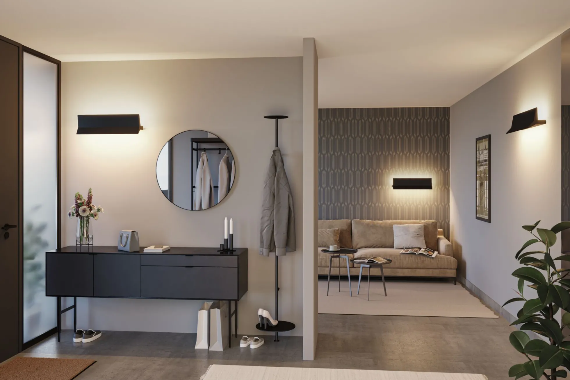 LED Wandleuchte Smart Home Zigbee 3.0 - Stine