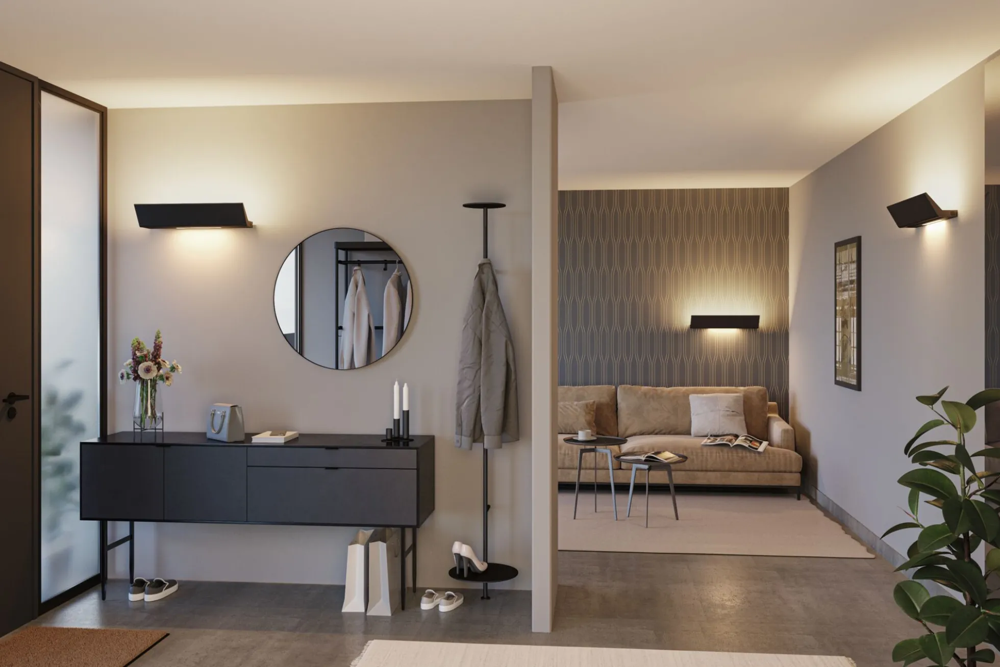 LED Wandleuchte 3-Step-Dim - Ranva