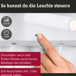 LED Wandleuchte 3-Step-Dim - Jerik USB C