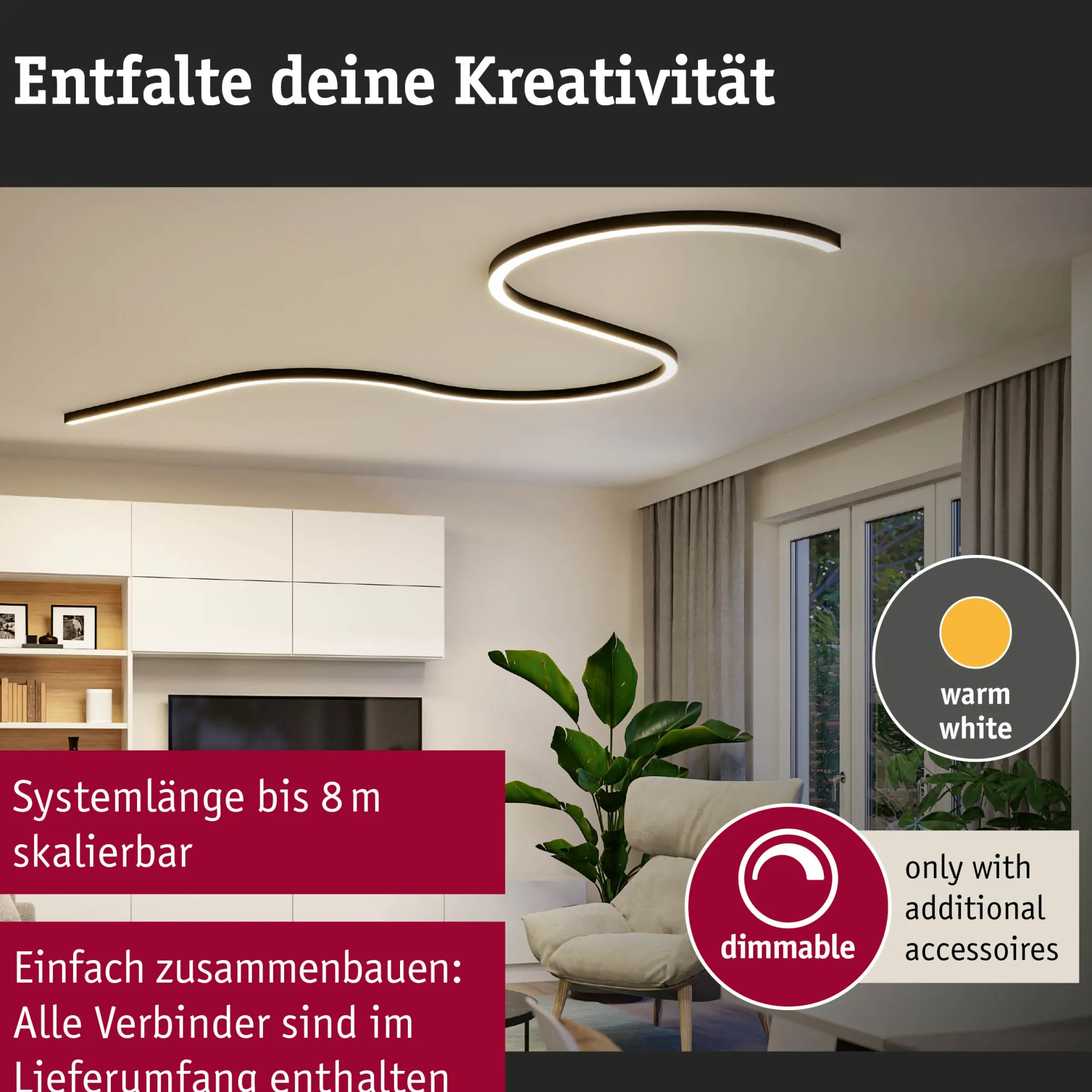 Linion Lichtkanal - 90 °