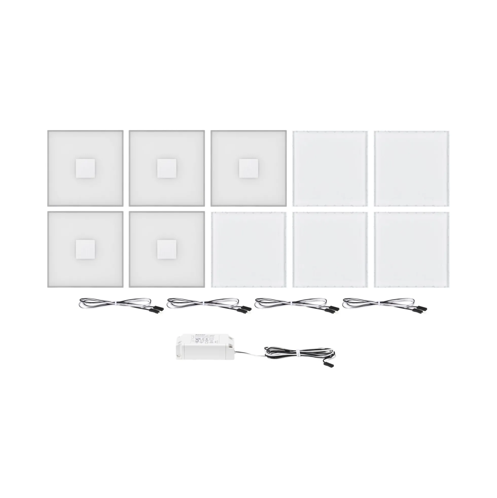 LumiTiles LED Fliesen - Square 5er-Set