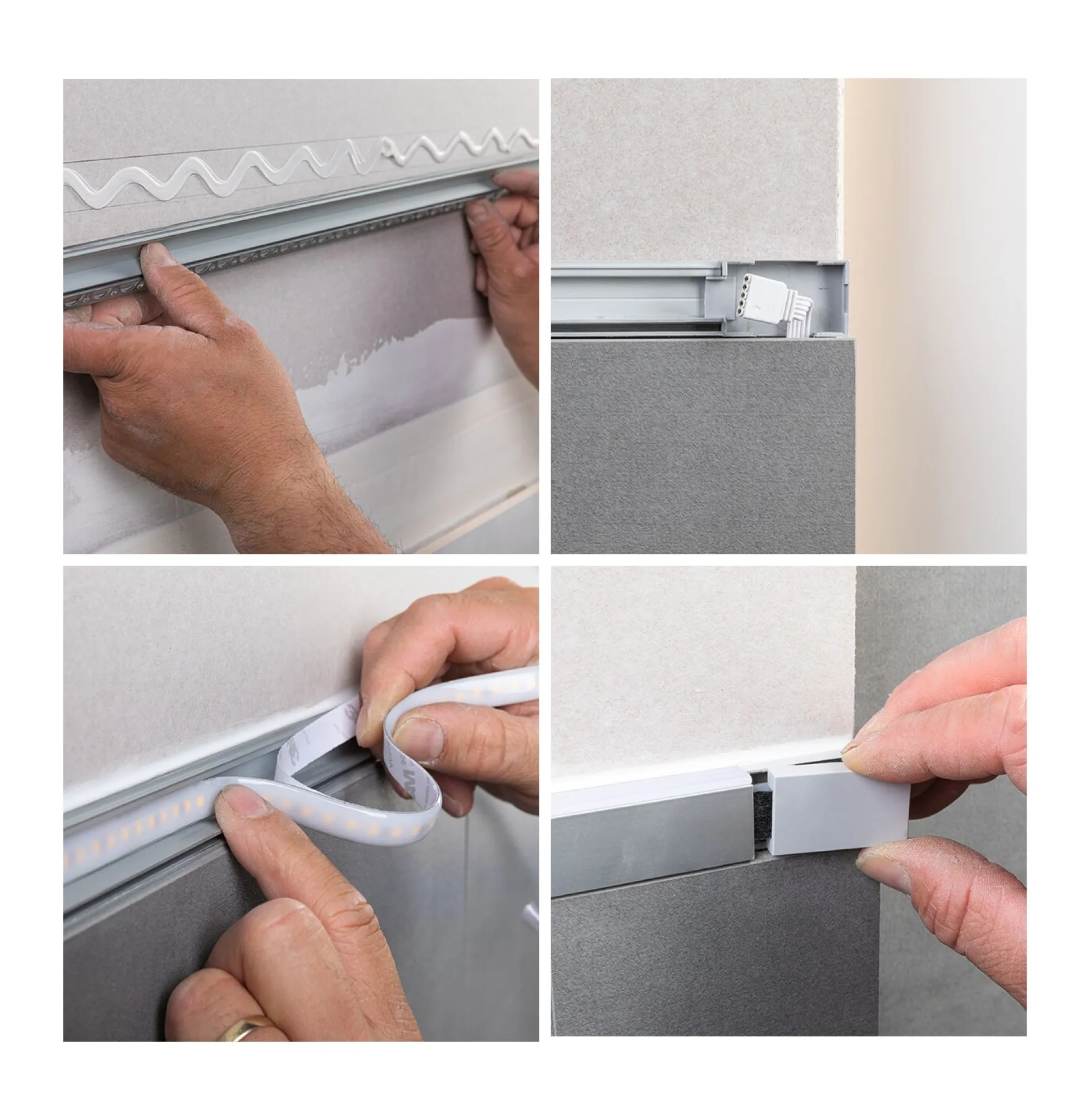 LumiTiles LED Strip Einbauprofil - Top 1m