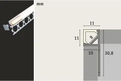 LumiTiles LED Strip Profil - Frame 1m
