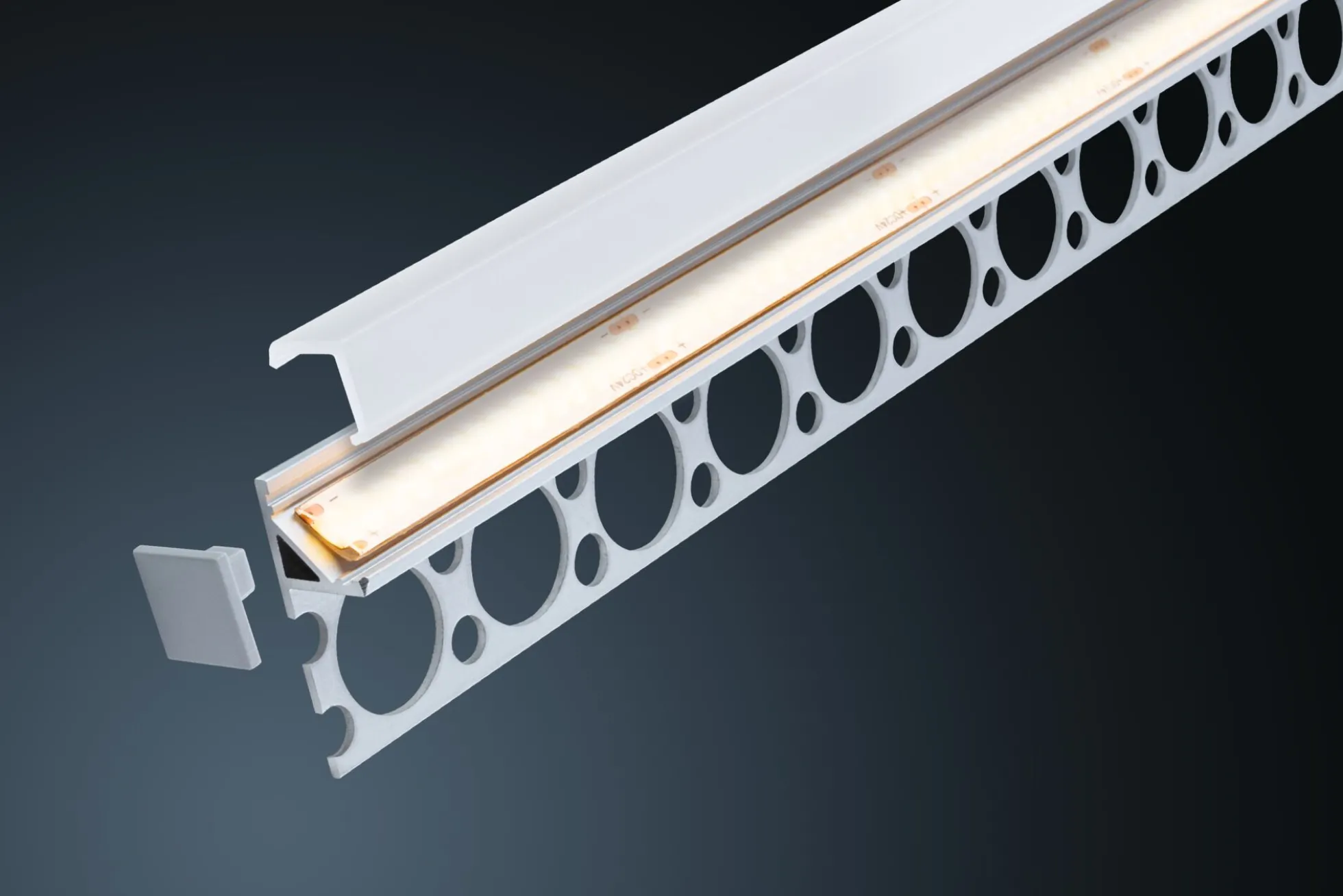 LumiTiles LED Strip Profil - Frame 1m