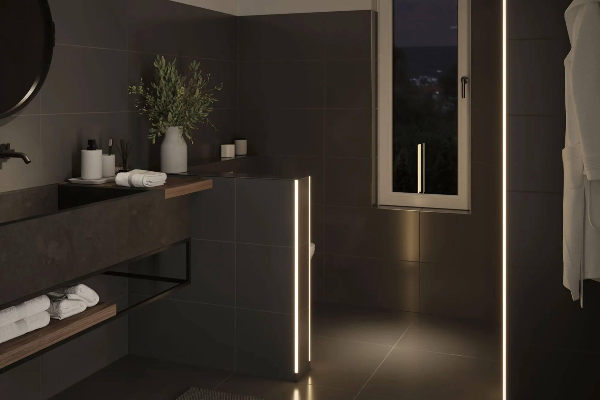 LumiTiles LED Stripe Smart Home Zigbee 3.0 - Full-Line COB Slim
