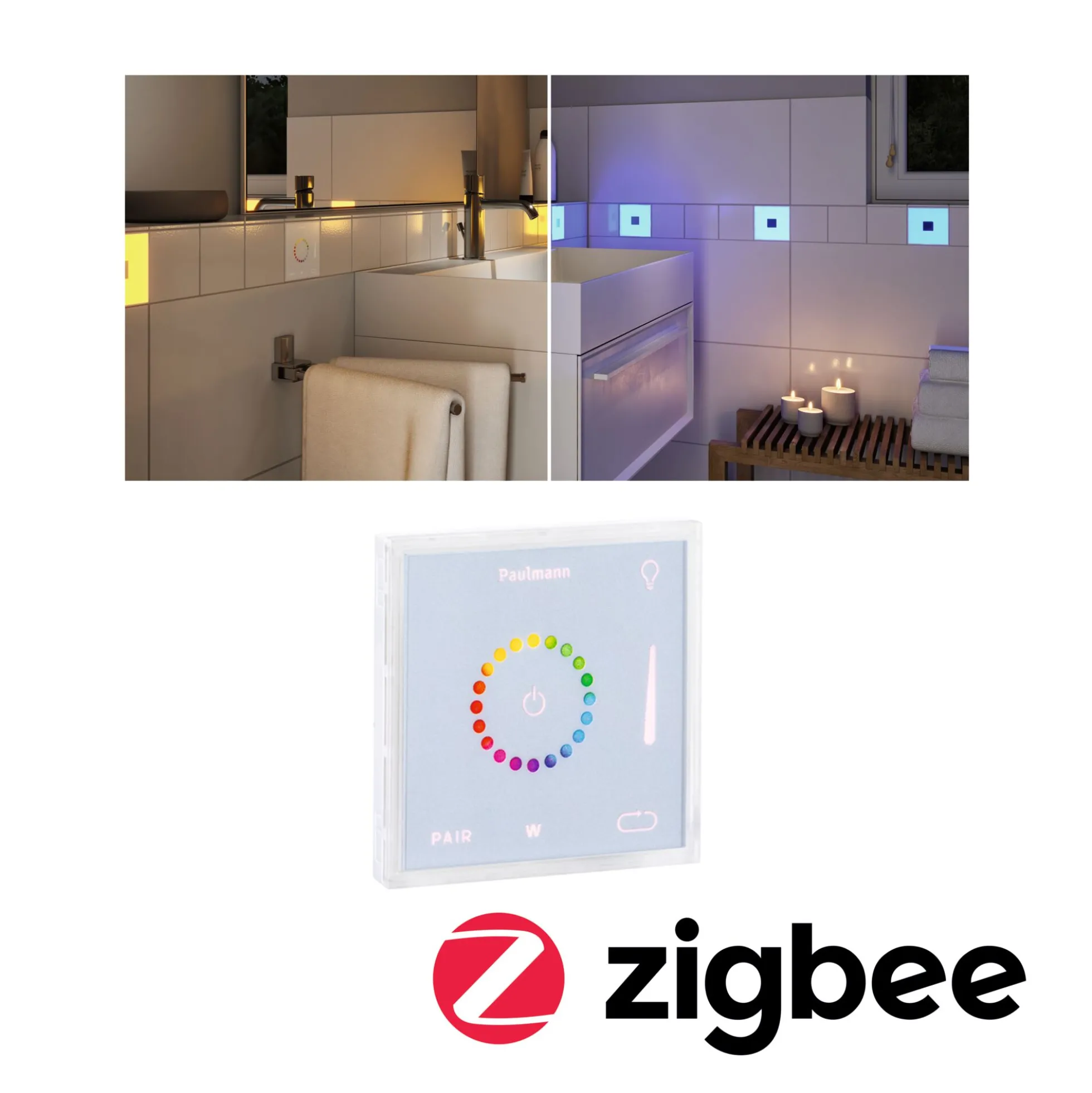 LumiTiles Zubehör Smart Home Zigbee 3.0 - Square Touch Modul