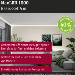 MaxLED 1000 LED Strip - Basisset 5m Neutralweiß