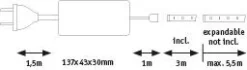 MaxLED 500 LED Strip - Basisset 3m Warmweiß