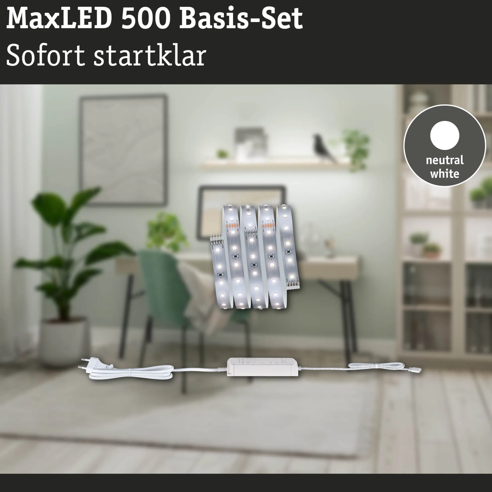 MaxLED 500 LED Strip - Basisset 1,5m Neutralweiß