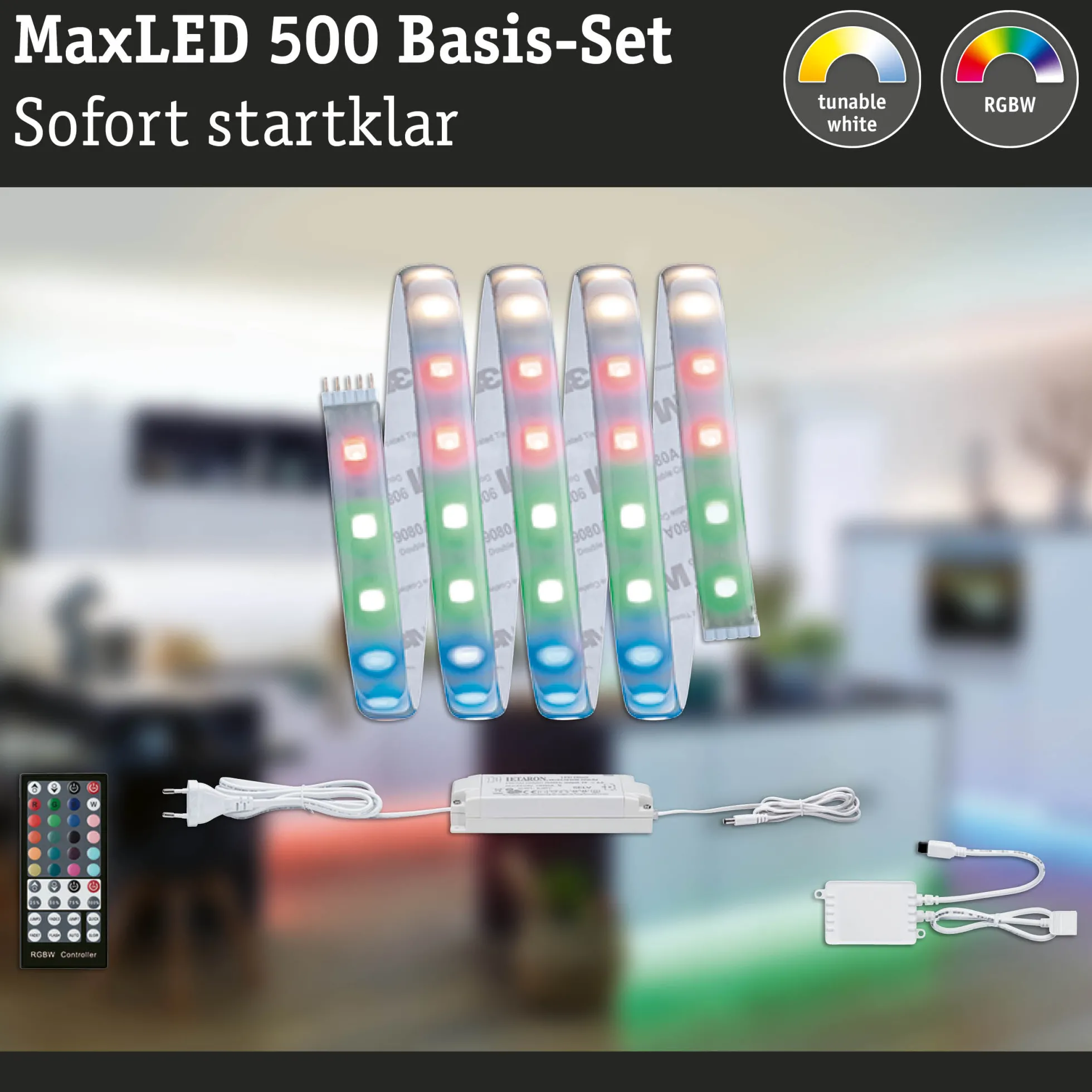 MaxLED 500 LED Strip - Basisset 1,5m RGBW