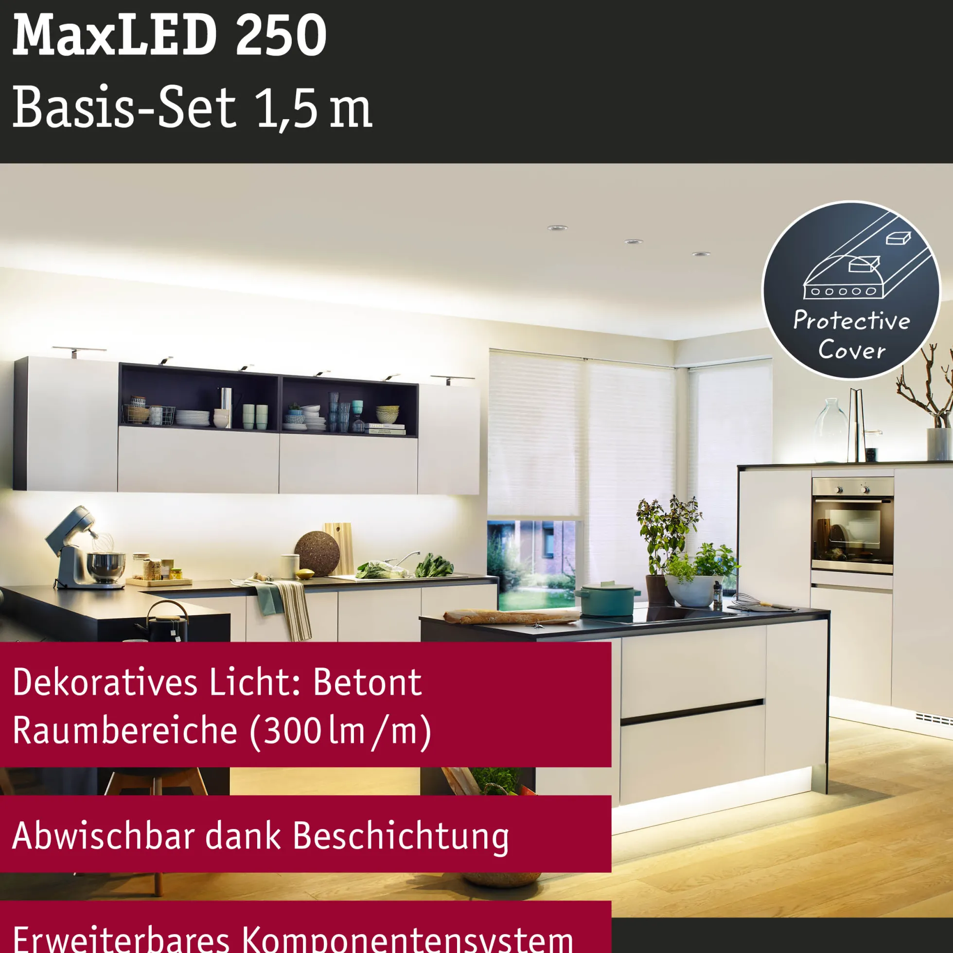 MaxLED 250 LED Strip - Basisset 1,5m 2700K