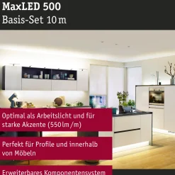 MaxLED 500 LED Strip - Basisset 10m Warmweiß