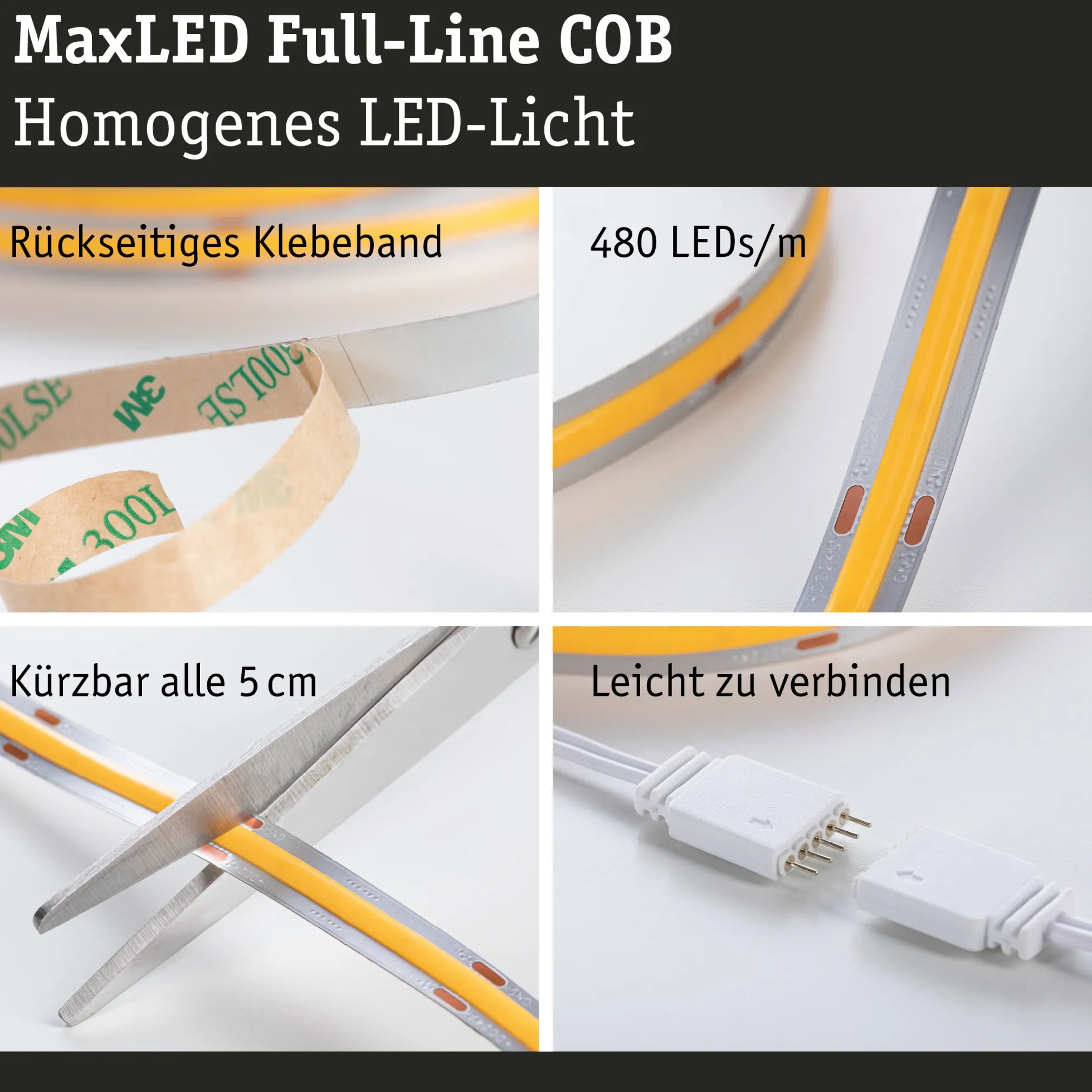MaxLED 500 LED Strip - Basisset 1,5m 2700K