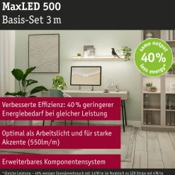 MaxLED 500 LED Strip - Basisset 3m Warmweiß