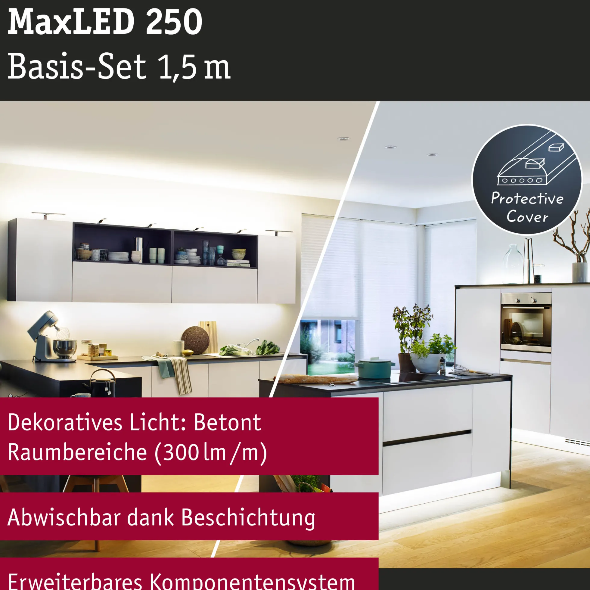 MaxLED 250 LED Strip - Basisset 1,5m Tunable White