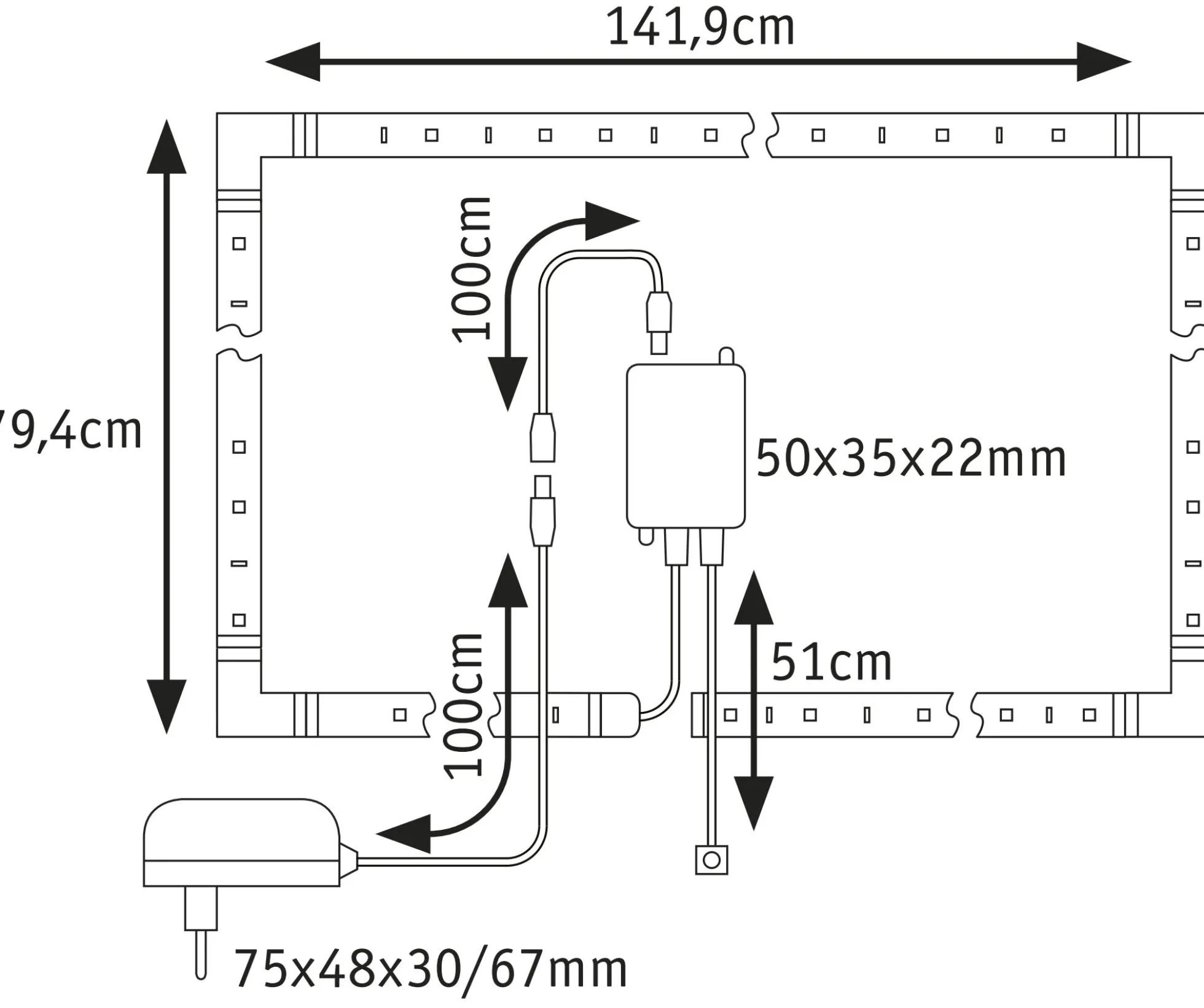 MaxLED 250 LED Strip - Basisset 4,3m RGBW+