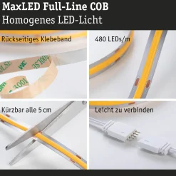 MaxLED 1000 LED Strip - Basisset 1,5m Warmweiß
