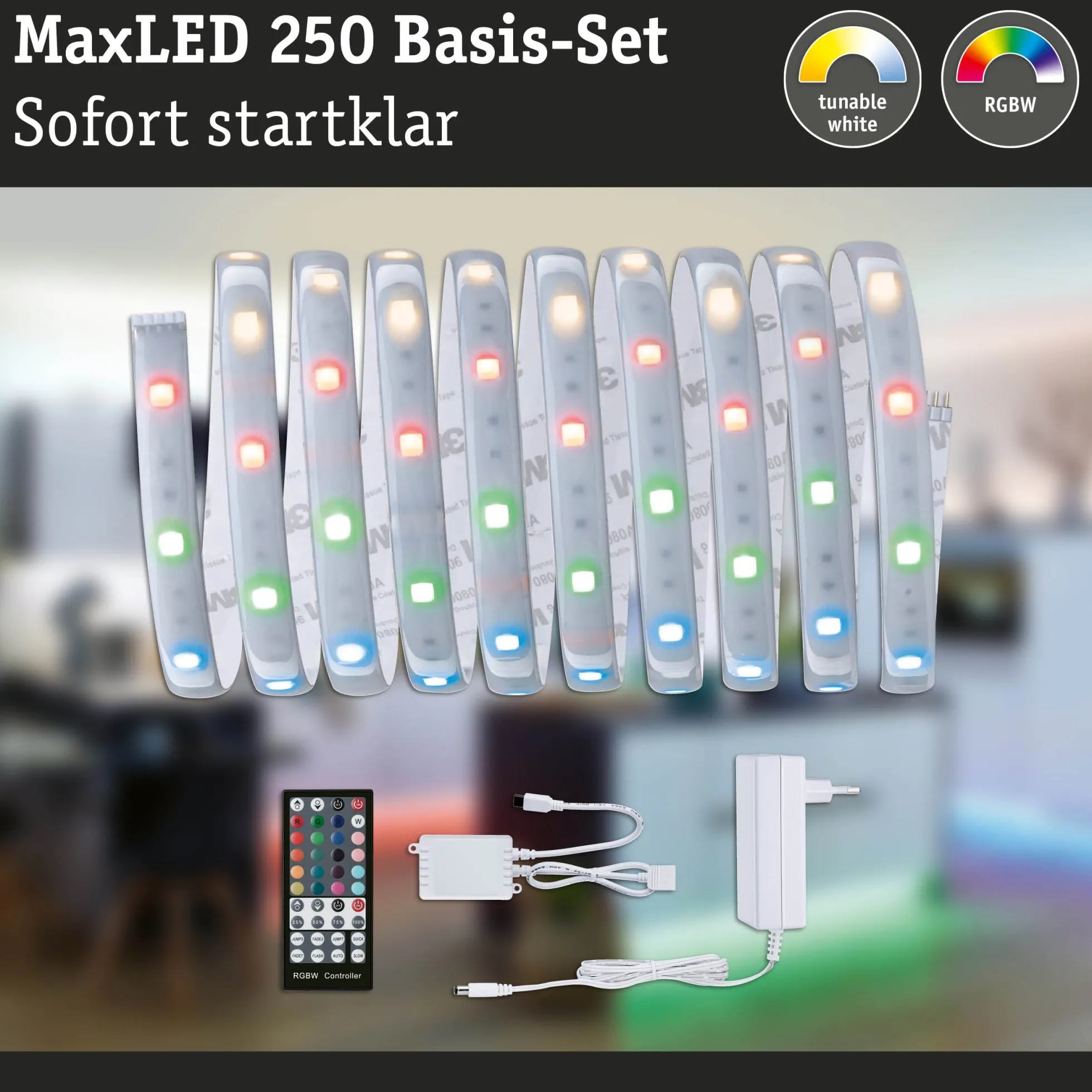 MaxLED 250 LED Strip - Basisset 3m RGBW+