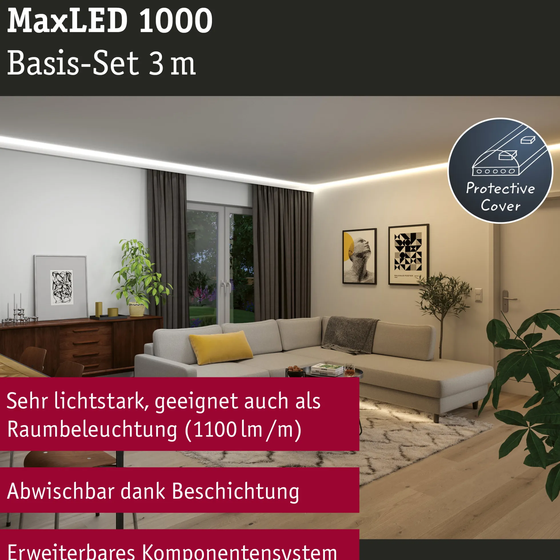 MaxLED 1000 LED Strip - Basisset 3m Tunable White