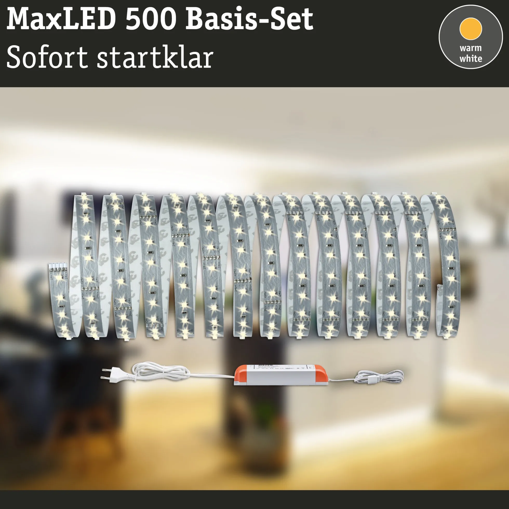MaxLED 500 LED Strip - Basisset 5m Warmweiß