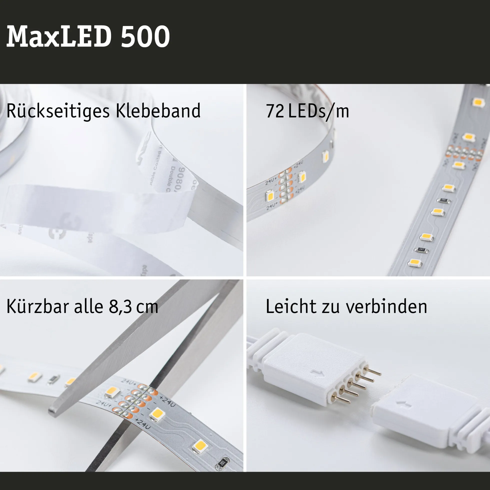 MaxLED 500 LED Strip - Basisset 5m Warmweiß