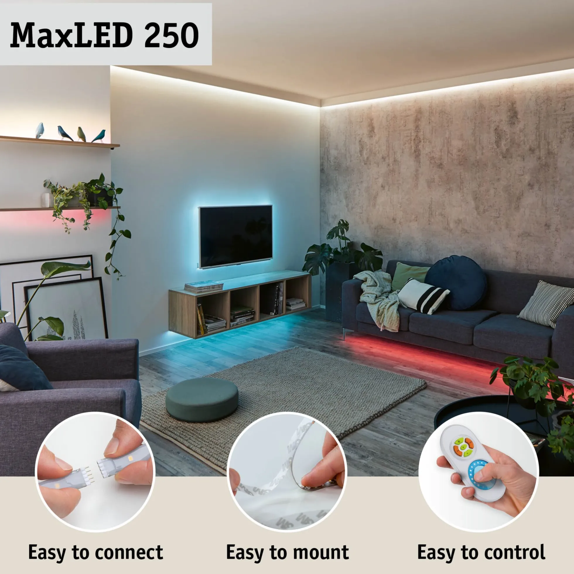 MaxLED 250 LED Strip - Basisset 3m 6500K