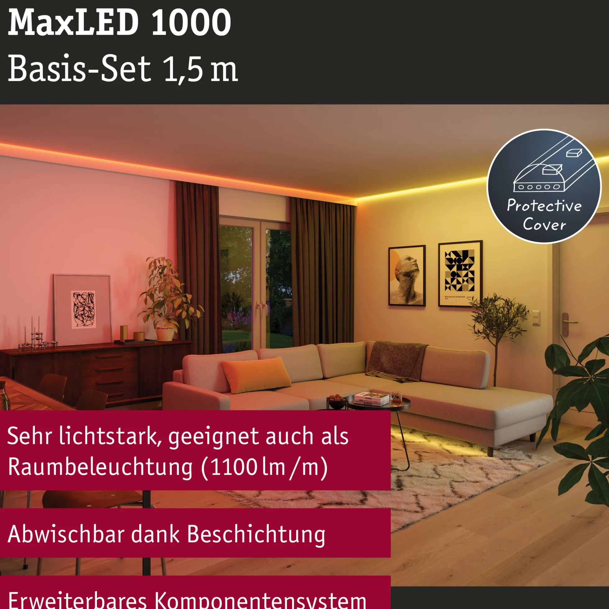 MaxLED 1000 LED Strip - Basisset 1,5m RGBW
