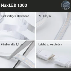 MaxLED 1000 LED Strip - Basisset 1,5m RGBW