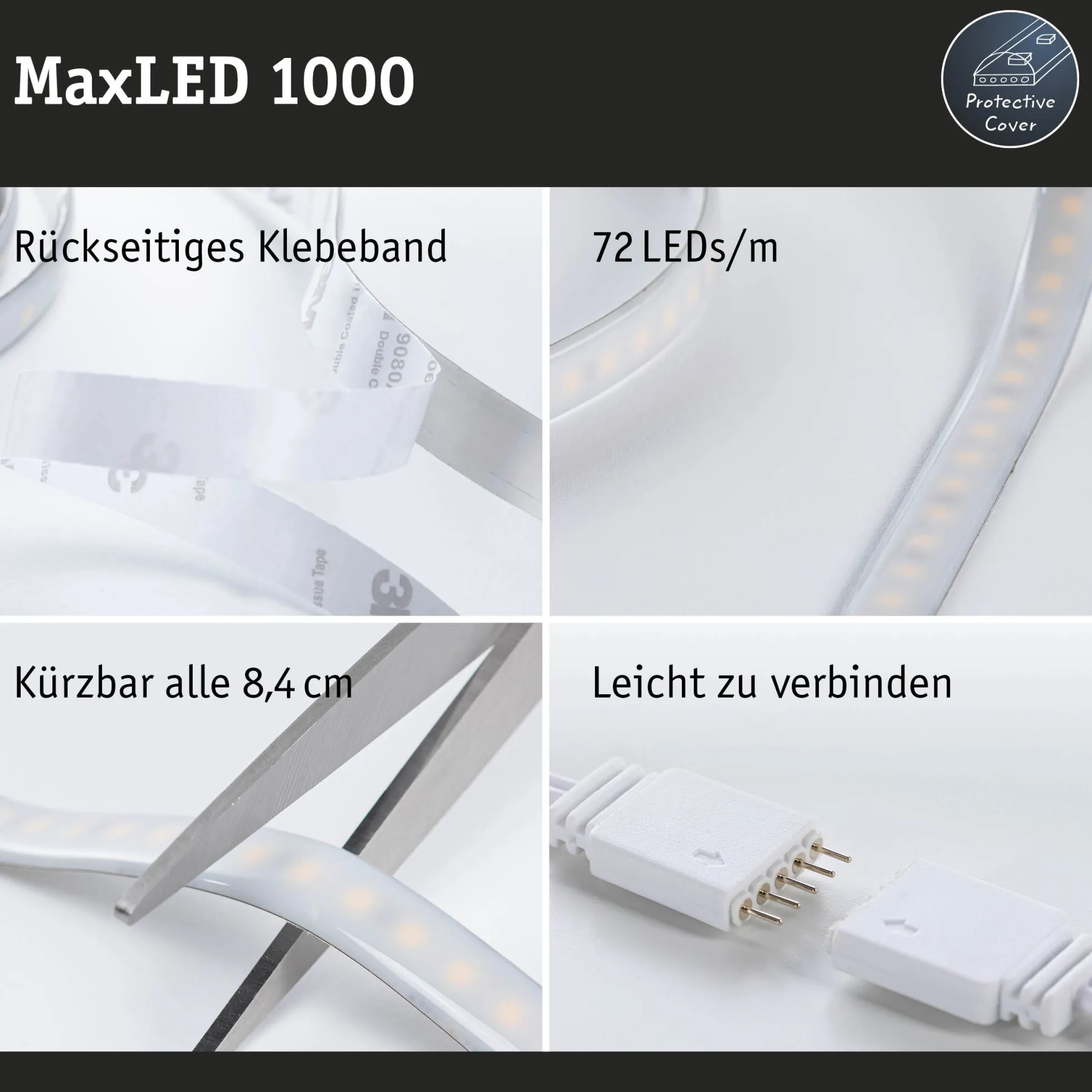 MaxLED 1000 LED Strip - Basisset 1,5m RGBW