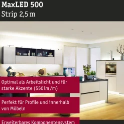 MaxLED 500 LED Strip - Einzelstrip 2,5m Warmweiß