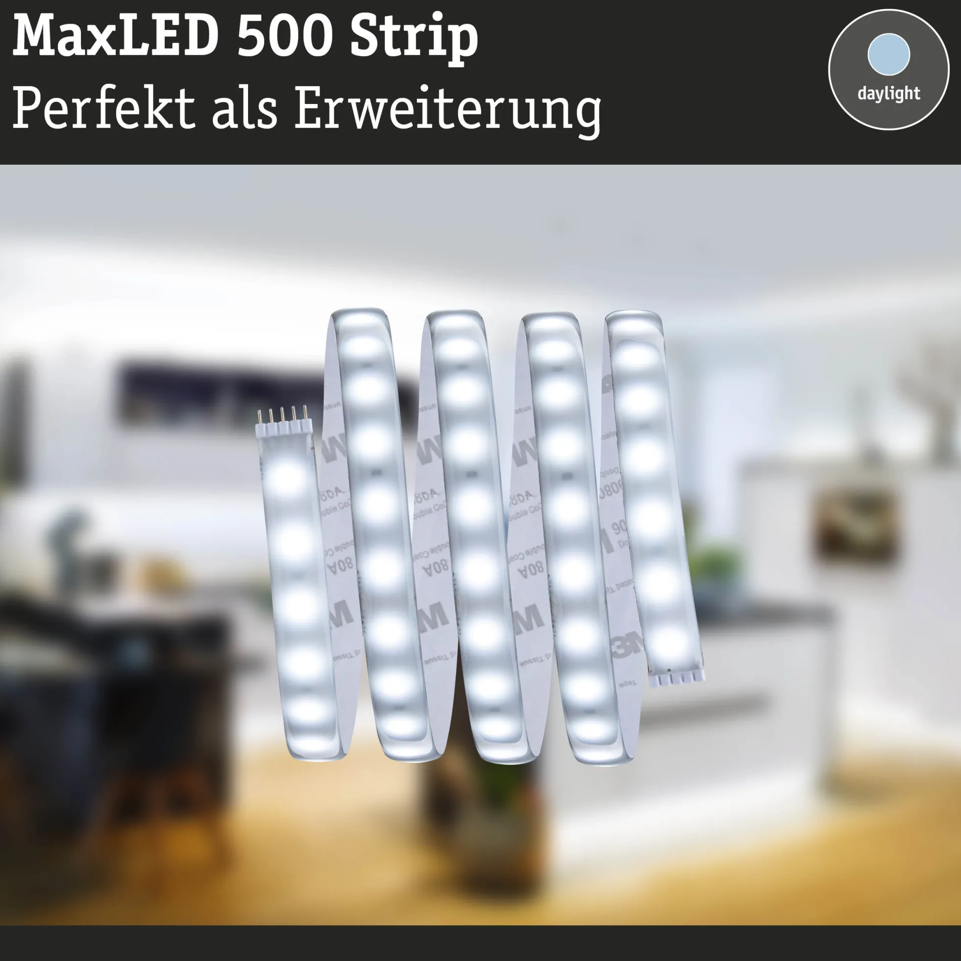 MaxLED 500 LED Strip - Einzelstrip 1m Tageslichtweiß