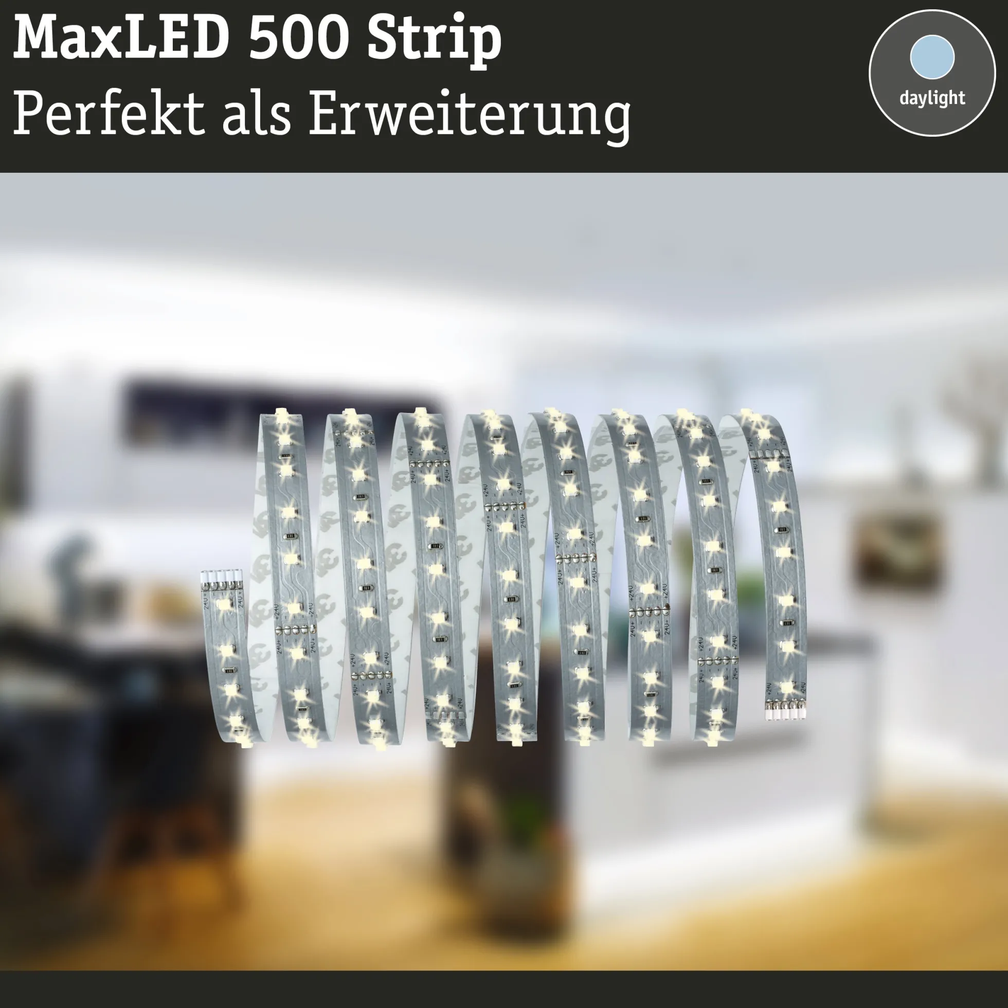MaxLED 500 LED Strip - Einzelstrip 2,5m Tageslichtweiß