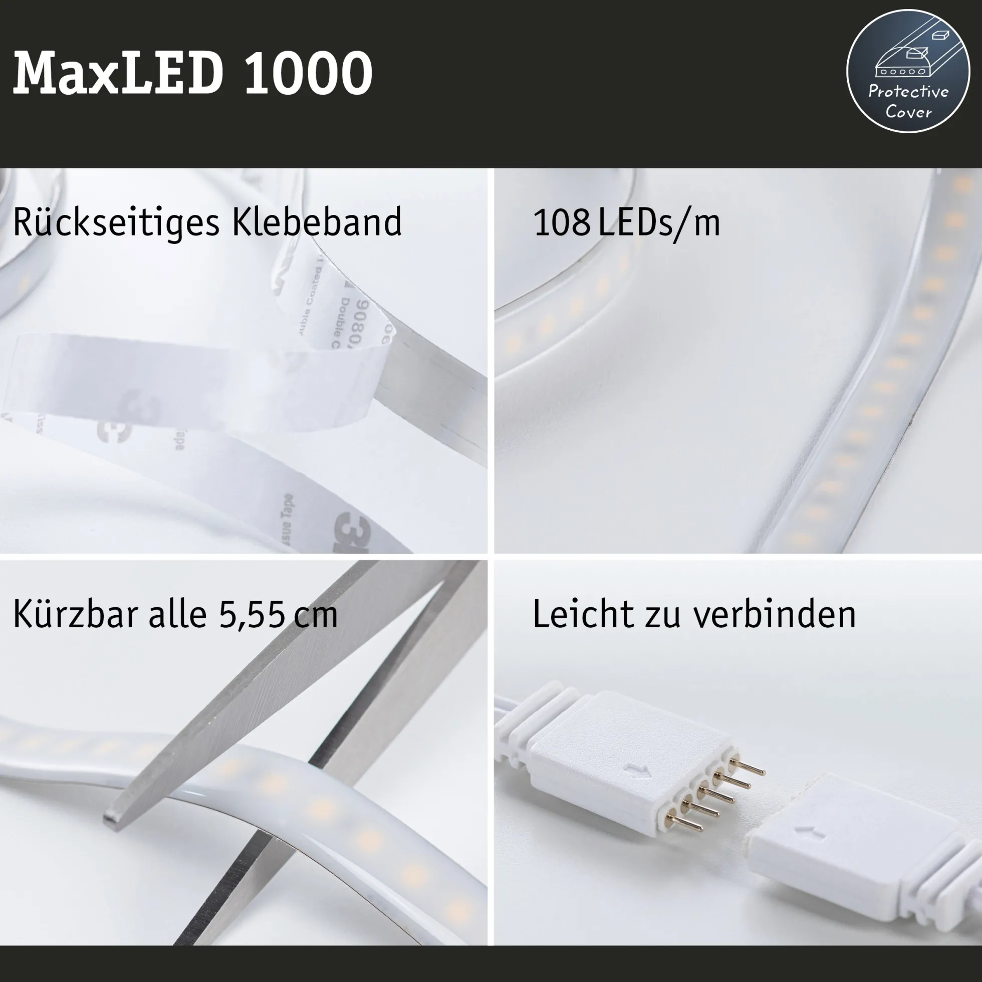 MaxLED 1000 LED Strip - Erweiterung 2,5m Tunable White