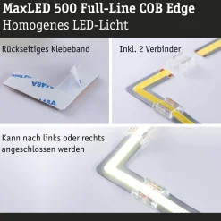MaxLED 500 LED Strip - Erweiterung COB Ecke 90 ° Tunable White