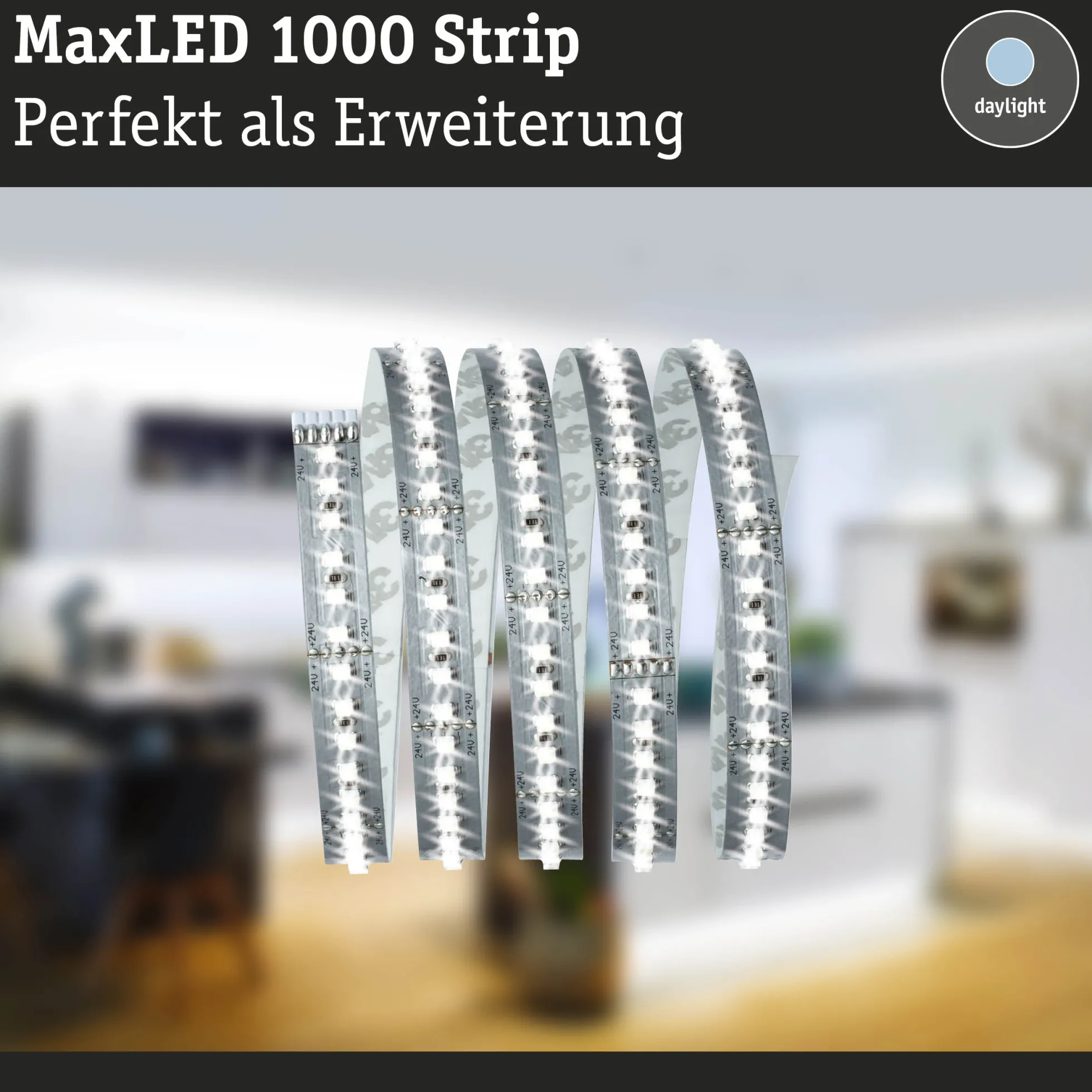 MaxLED 1000 LED Strip - Erweiterung 1m Tageslichtweiß