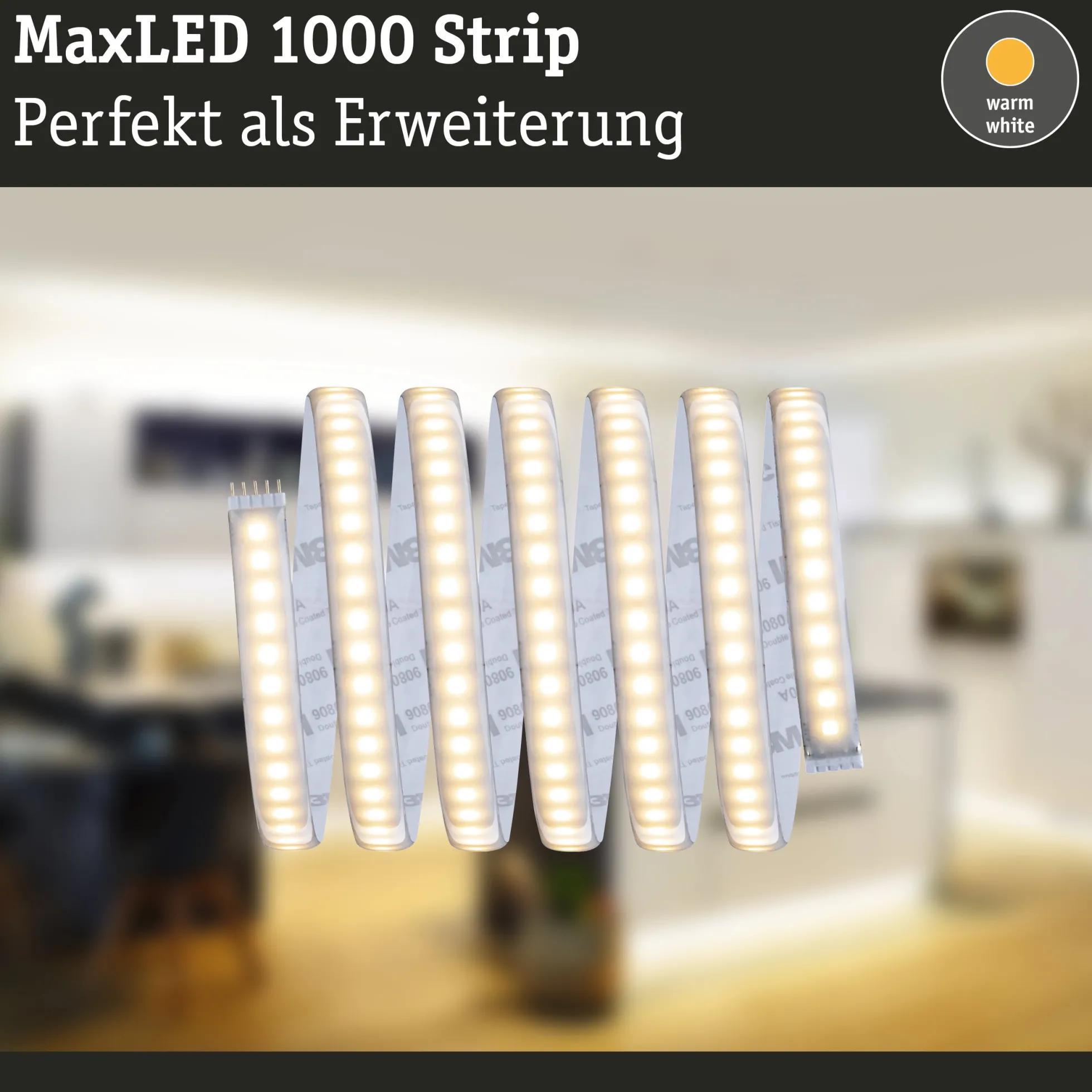 MaxLED 1000 LED Strip - Erweiterung 2,5m Warmweiß
