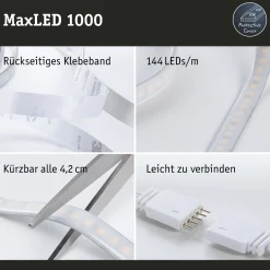 MaxLED 1000 LED Strip - Erweiterung 2,5m Warmweiß