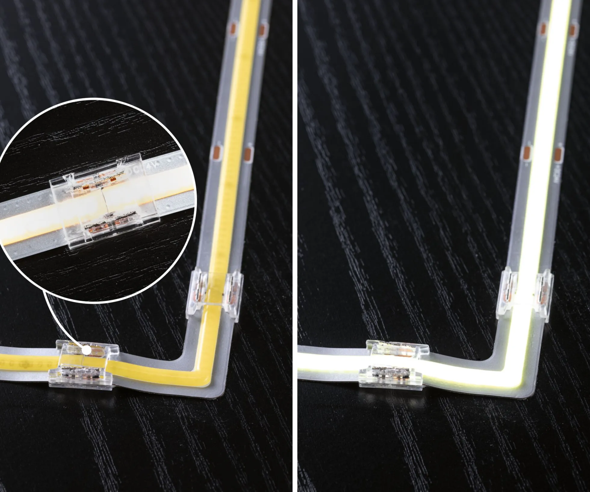 MaxLED 500 LED Strip - Erweiterung COB Ecke 90° Tageslichtweiß